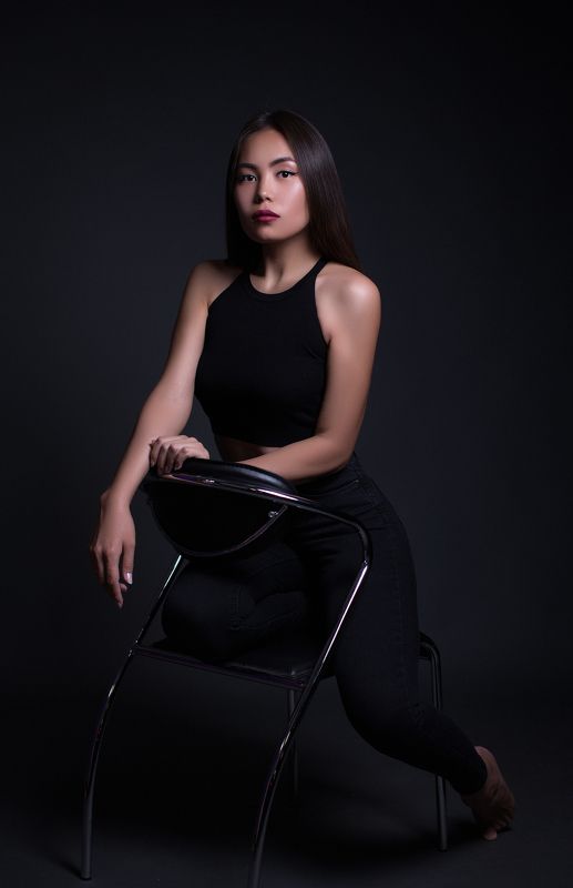 девушка студия мода портрет Тома фото превью