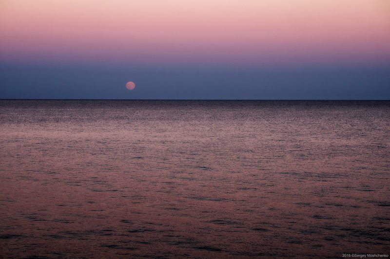 #Landscape #moonrise #sea Moon rise фото превью