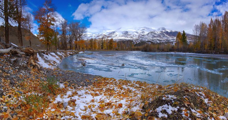 Осень на реке Чаган-Узун фото превью