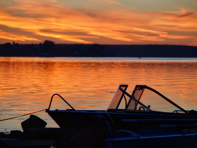 Однажды на закате в Калязине... фото превью