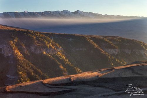 Ландшафты Чечни.