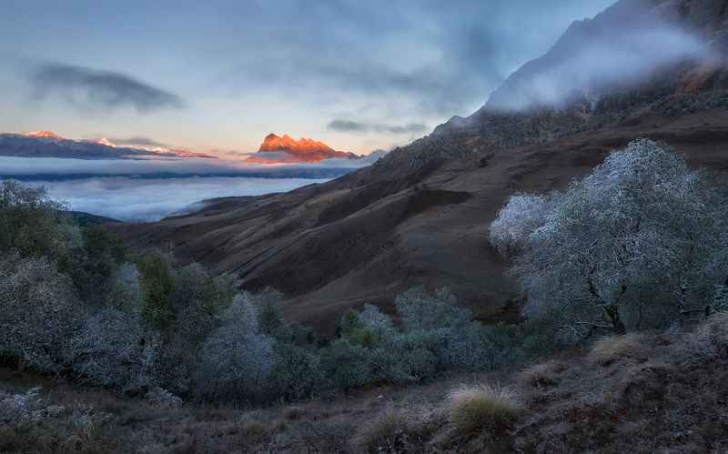 ингушетия, кавказ, эрзи Ингушетия. Холодное дыхание осени. фото превью