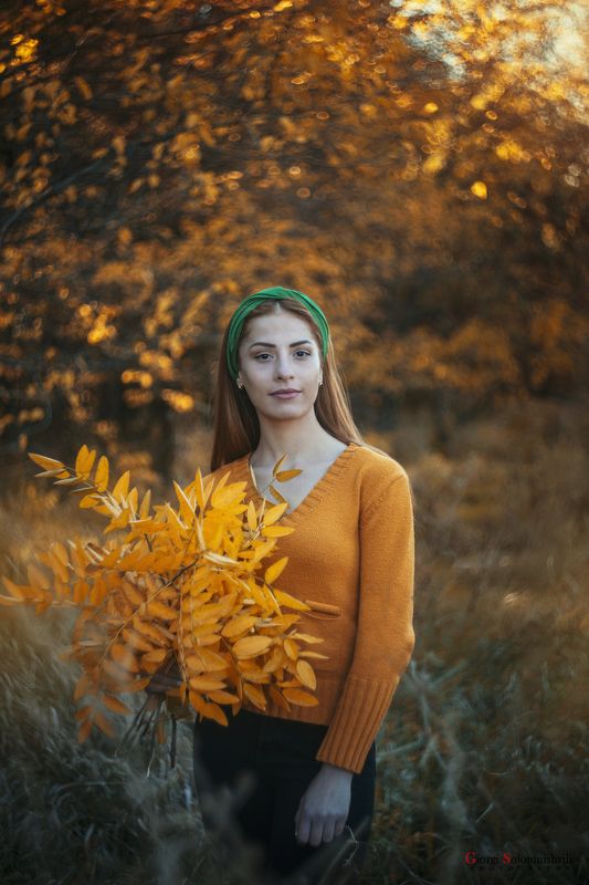 #Autumn #art #photo #girl  Nia фото превью