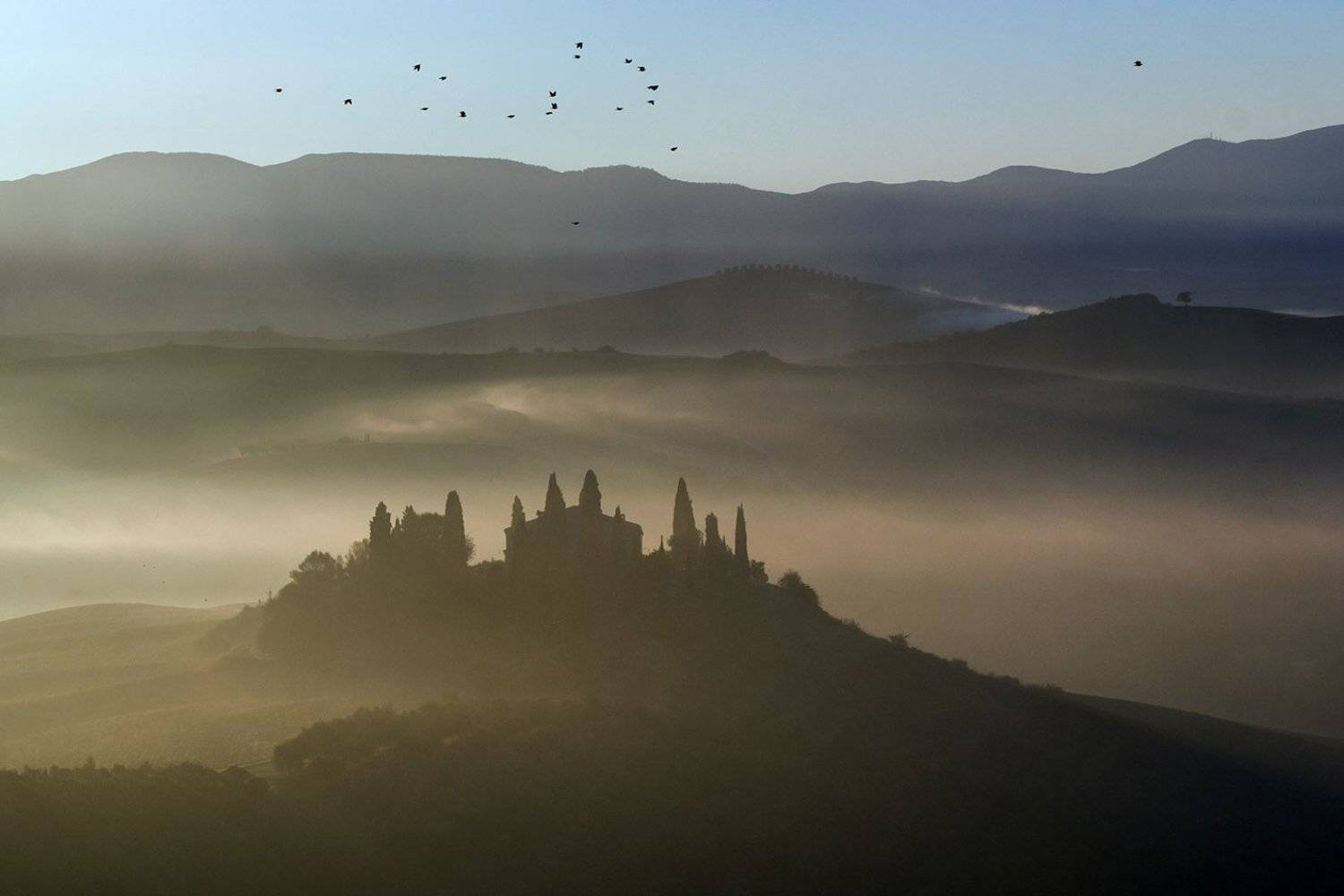 тоскана, италия, italy,tuscany, fog, туманы тосканы, belvedere , podere belvedere, подере бельведере, landscapesfog, valdorcia, Ефименко Татьяна