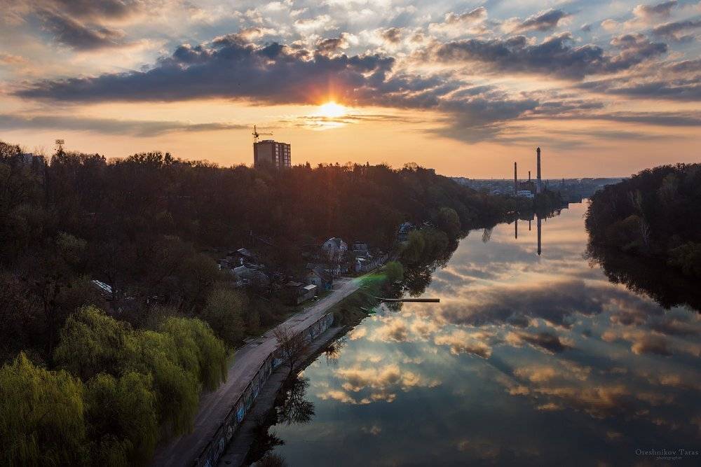 пейзаж,природа,осень,небо,рассвет,утро,, Taras