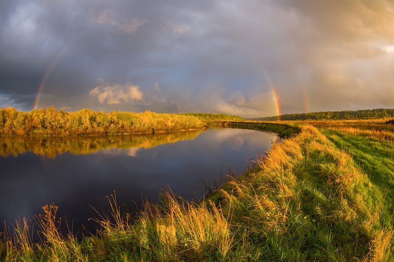 про  радугу осеннюю....) фото превью