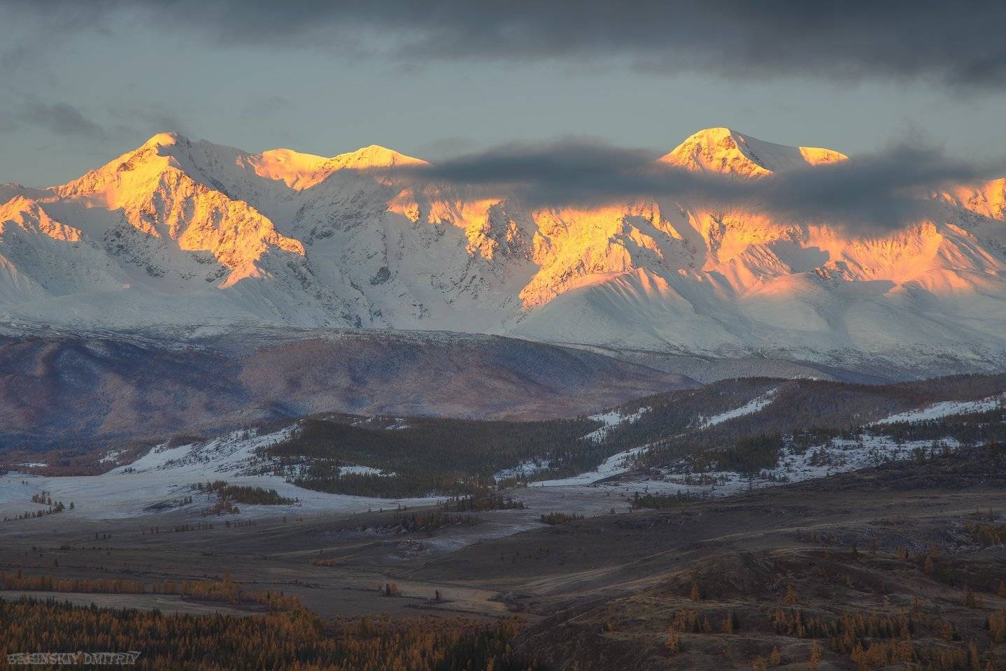 рассвет, осень, алтай, Dmitriy  Baginskiy