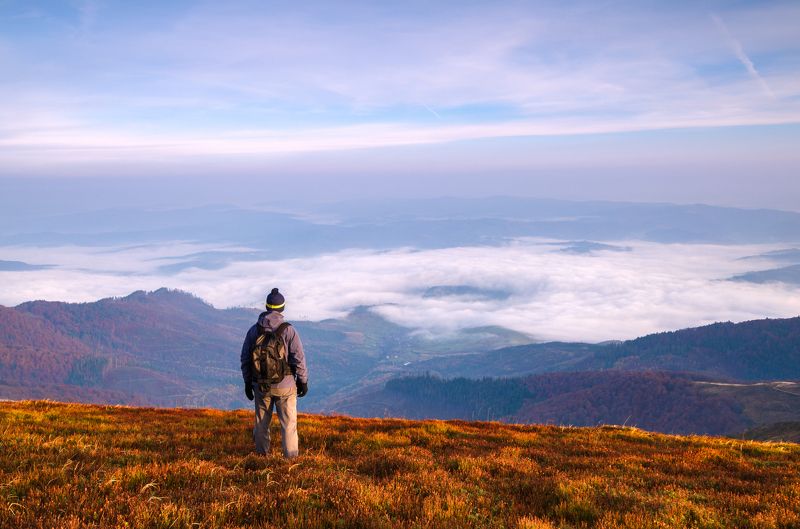 карпаты, боржавский хребет Встречая рассвет фото превью