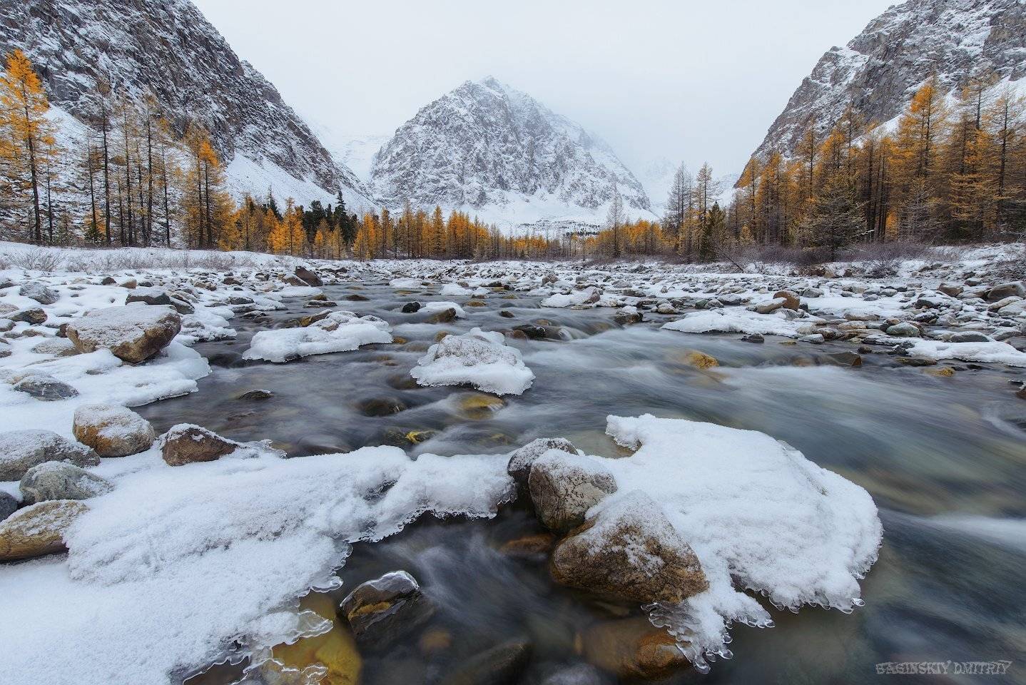 алтай, актру, снег, Dmitriy  Baginskiy
