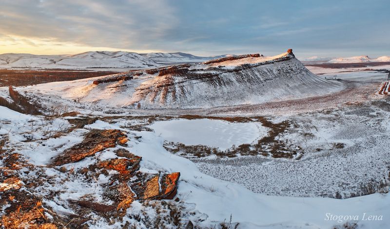 хакасия, осень, зима, сундуки Сезоны года фото превью
