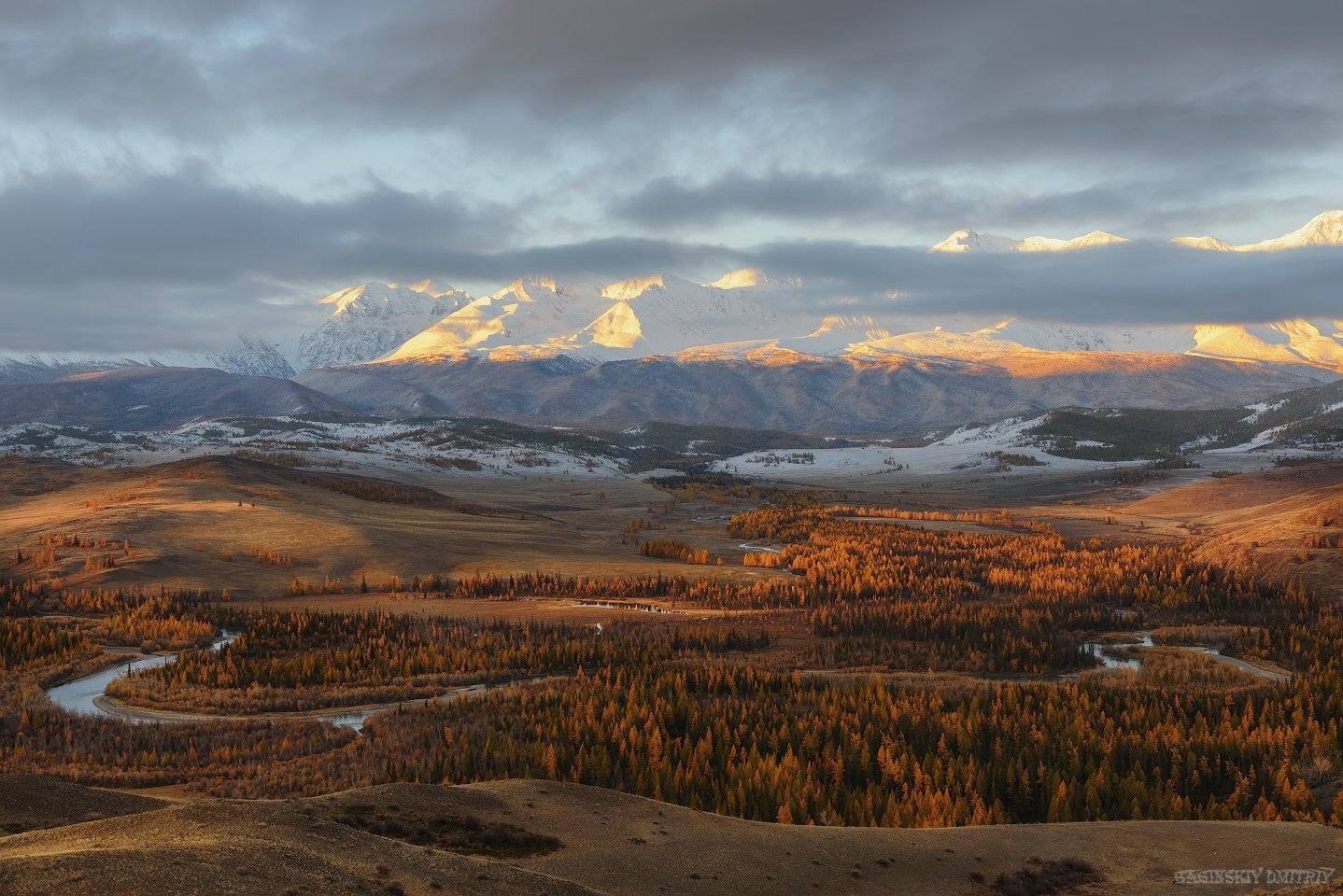 алтай, осень, рассвет, Dmitriy  Baginskiy