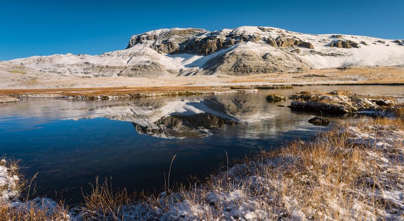 осень, октябрь, загедан, , ацгара, пятиозерье, загедана, озеро МОРОЗ И УТРО , ТИШЬ ДА ГЛАДЬ ! фото превью