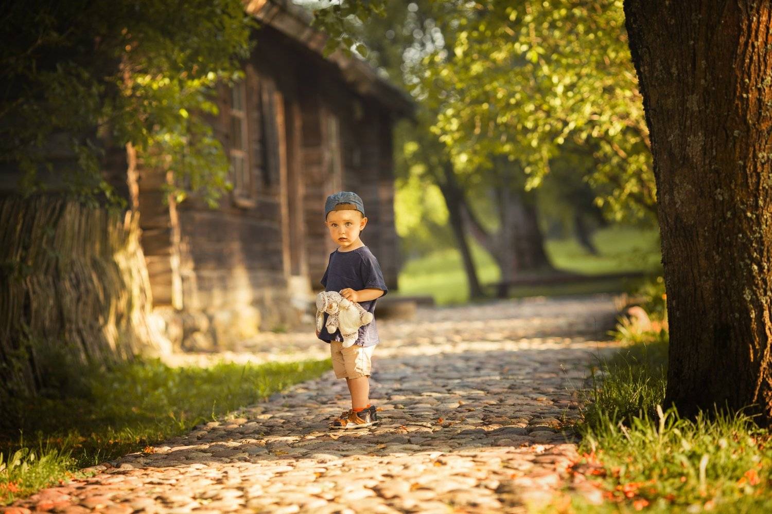 ребенок, мальчик, детская фотография, в деревне, игрушка ,портрет, Новицкая Татьяна