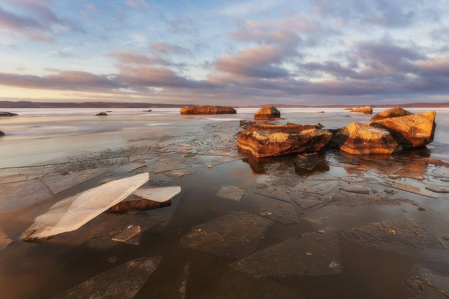 Урал, Средний Урал, лед, ледостав, Верх-Исетский пруд, Екатернибург, Сергей Гарифуллин