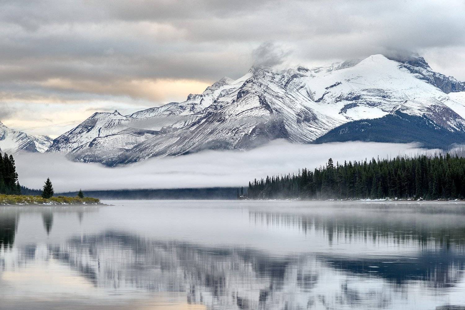 Канада, Скалистые горы, Джаспер, озеро, пейзаж, Сергей Пестерев