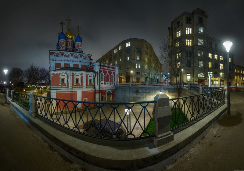 москва, вечер, никон / Огни столичных улочек / Москва, ул. Солянка.  фото превью