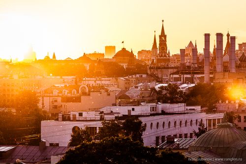 Закат в Москве