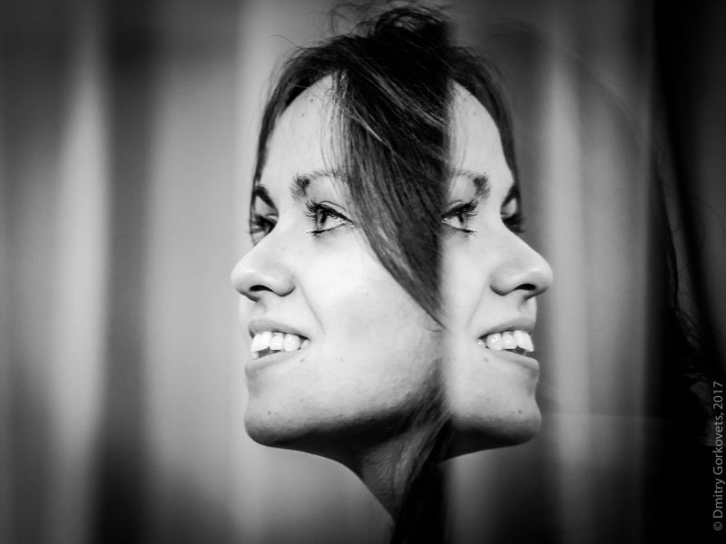 #портрет #отражение #неверэндингфан #алексейникишин #photobydmitrygorkovets #portrait #bw #bnw Отражение фото превью