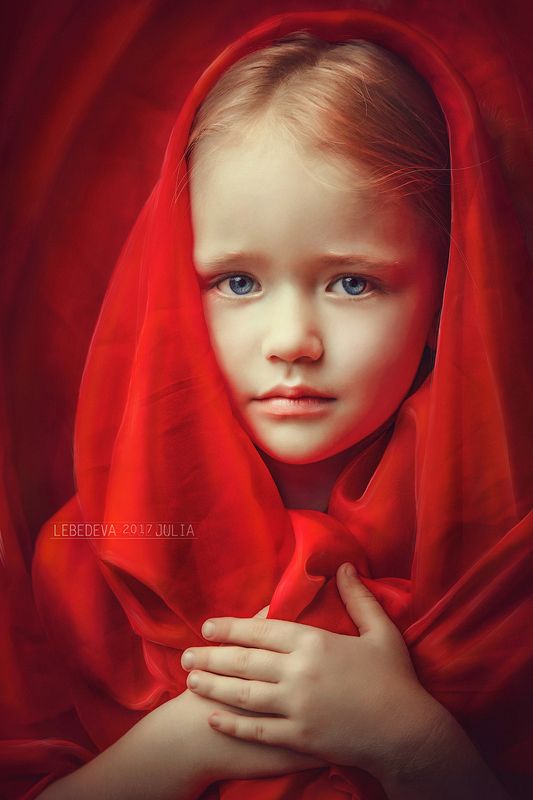 portrait,  girl, hands, studio, cute, child, photo, children, model, art, face, photosession, photoshop, indoor, nice, juliahappy Red but not agressive фото превью