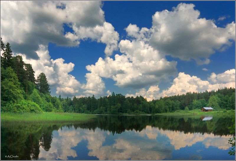 июль,подмосковье Банька фото превью