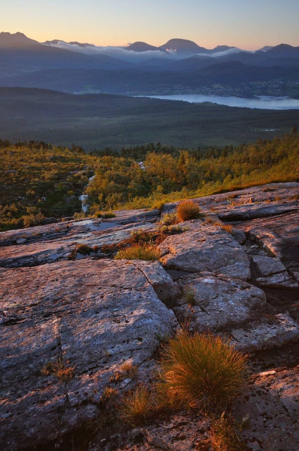 Norway, mountain, rock, lake, Jiri Kuchar