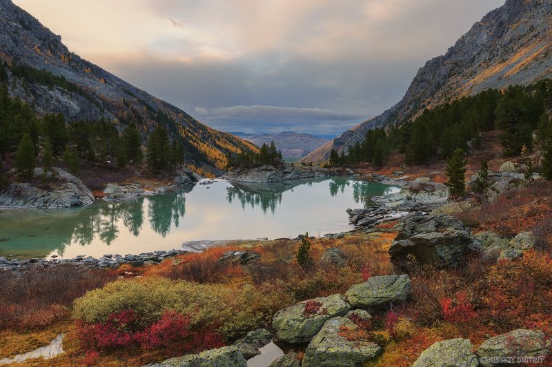 алтай, осень, озеро Район о. Куйгук фото превью