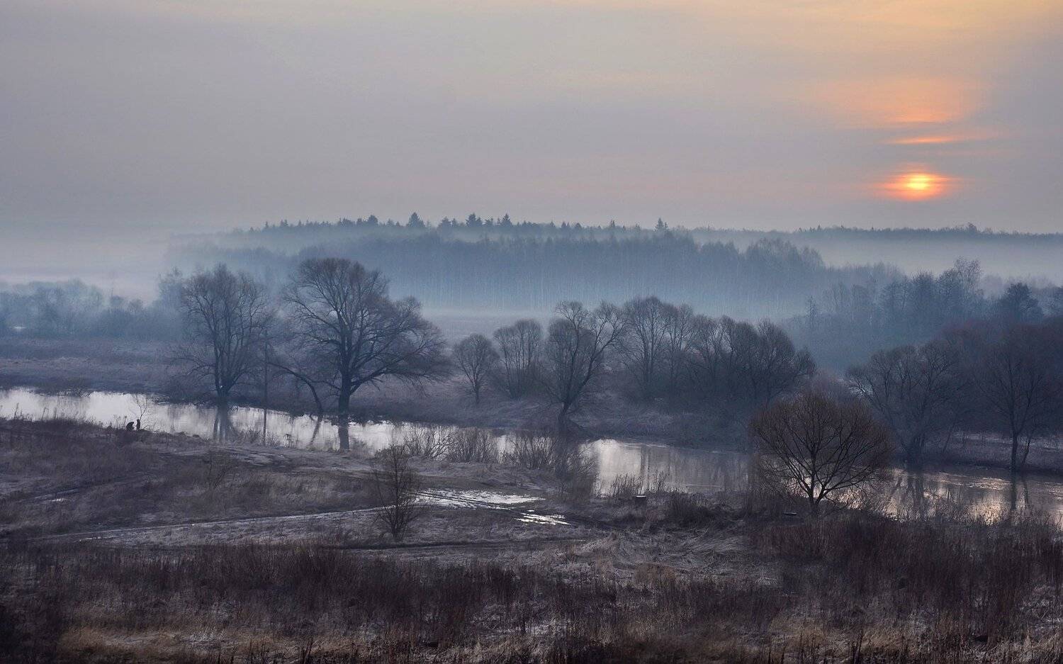 река, восход, Макеев Алексей