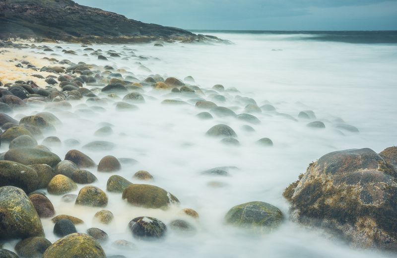 море, скалы, камни, волны, север Сонные камни фото превью