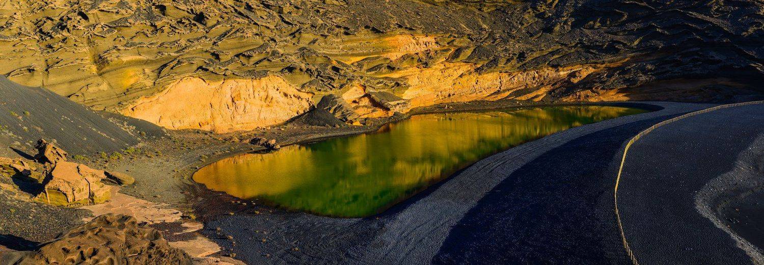 лансароте, канары, канарские острова, испания, эль-гольфо, зелёное озеро, el lago verde, charco de los clicos, el golfo, Александр Константинов