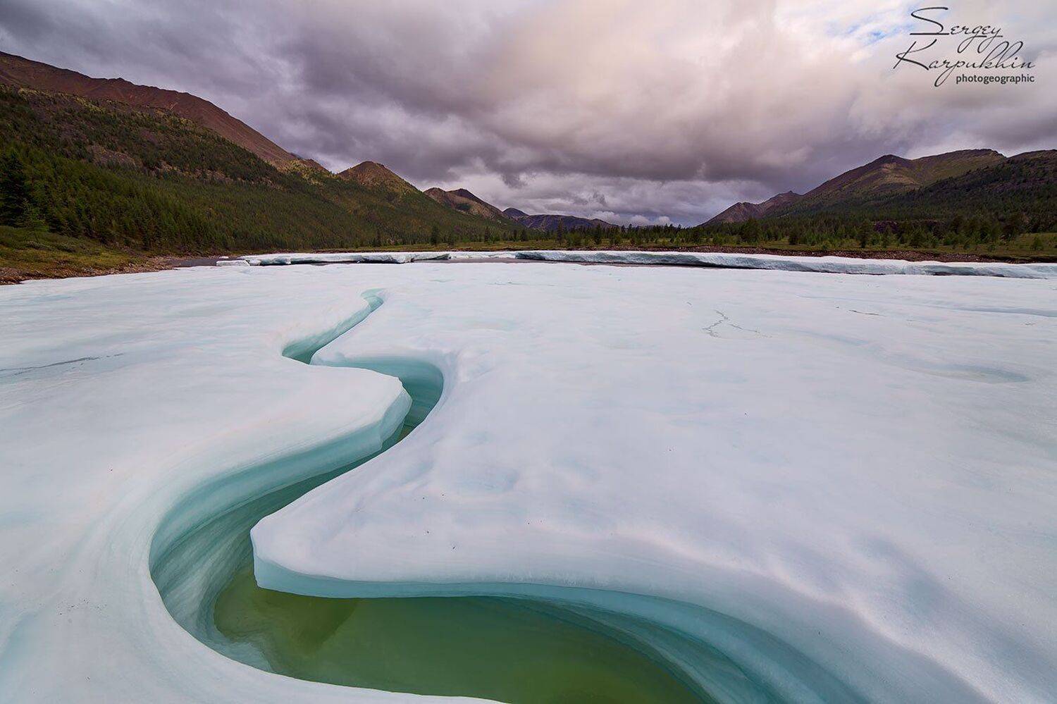 якутия, наледь, Сергей Карпухин