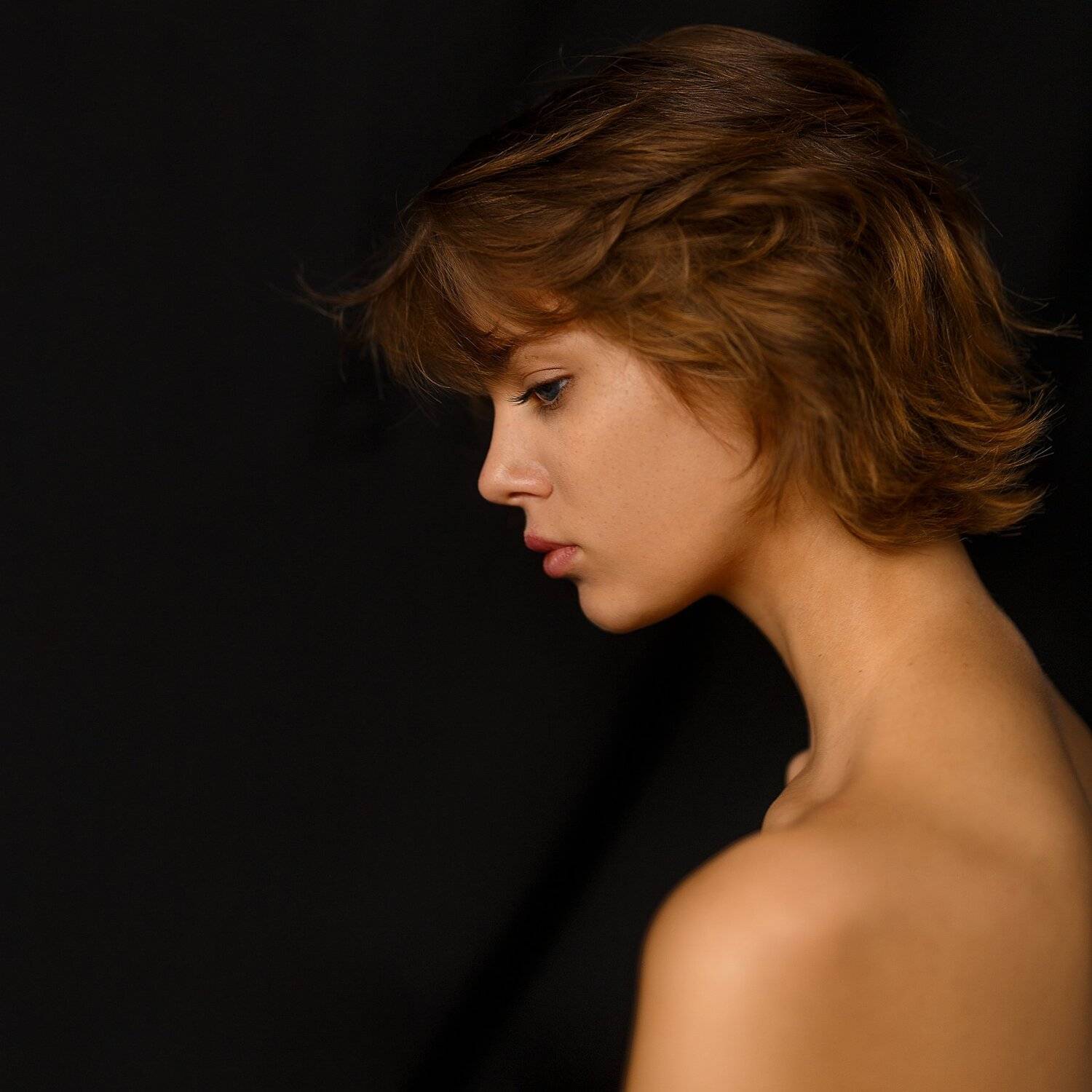 portrait, girl, people, color, eyes, light, девушка, studio, студия, портрет, head, свет, человек, эмоции, цвет, фотосессия, falsh, Иван Лосев