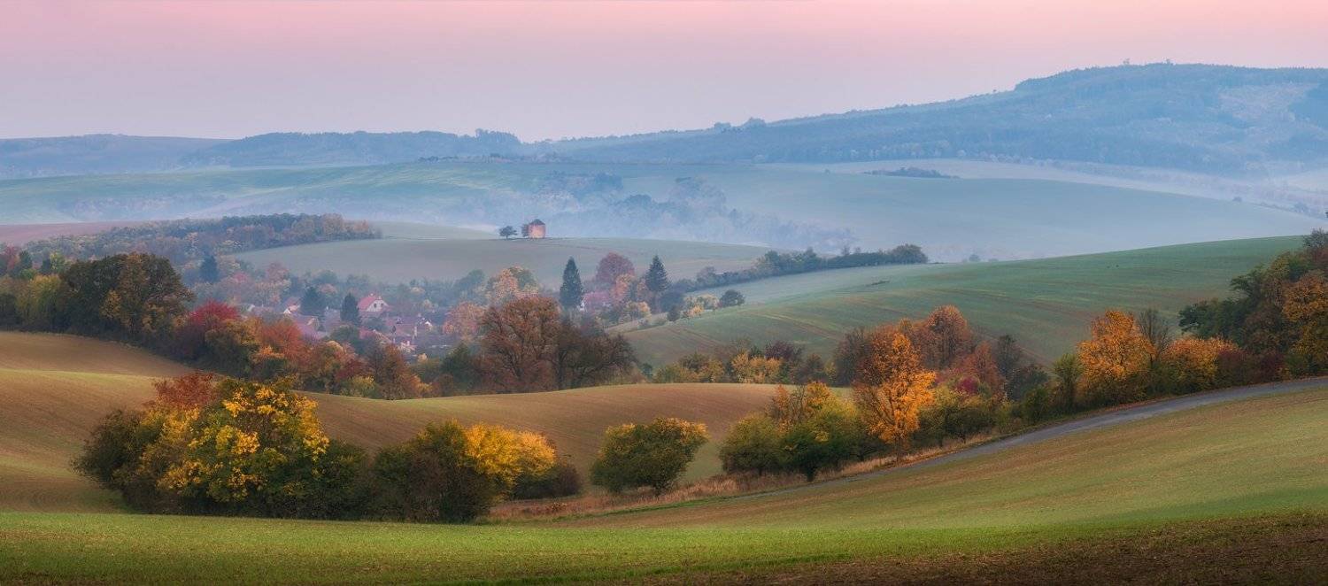 пейзаж, осень, моравия, Александр Кукринов