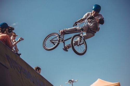 BMX in action