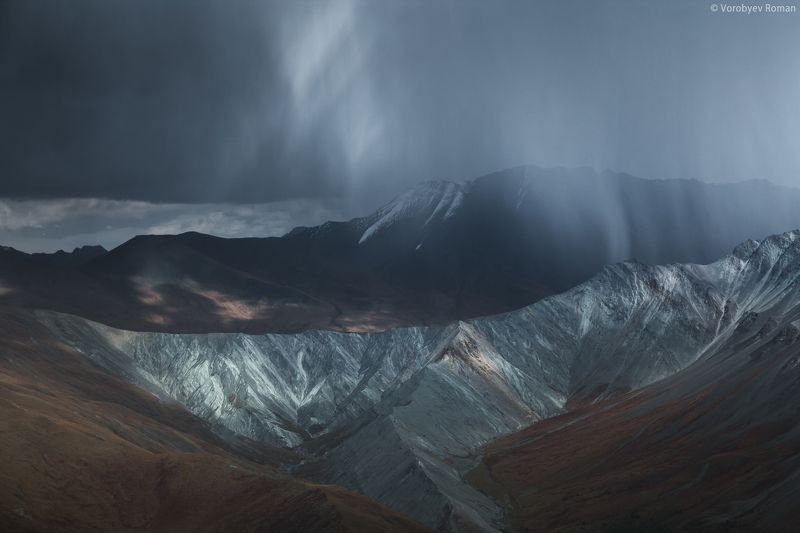 алтай, горы, снег, горный алтай, осень, Ярлу фото превью