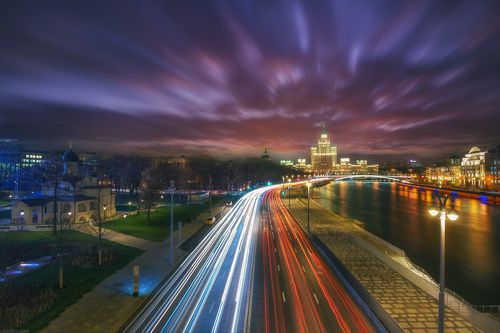 / Вид с парящего моста / 