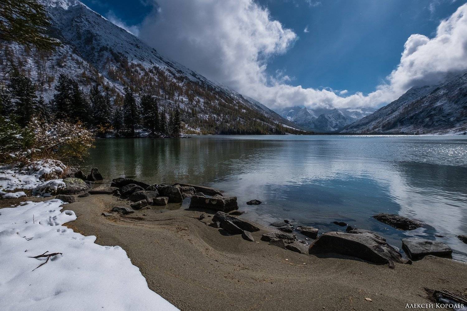 алтай, сибирь, россия, горы, снег, мультинские озера, озеро, природа, пейзаж, altai, siberia, russia, mountains, snow, multa lakes, lake, nature, landscape, Алексей Королёв
