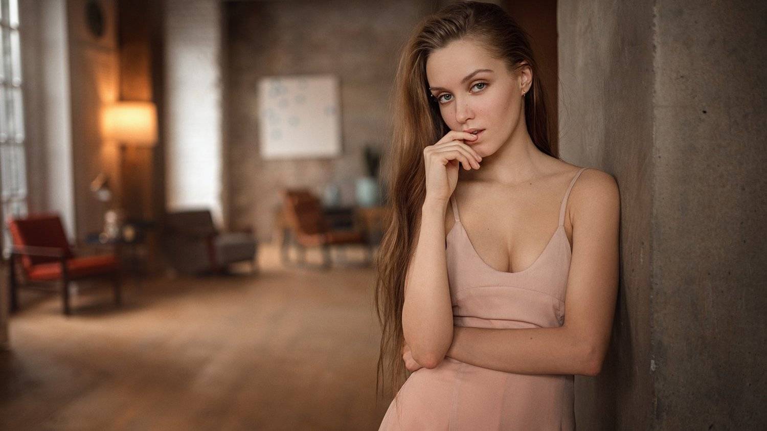 портрет, модель, portrait, model, Георгий Чернядьев