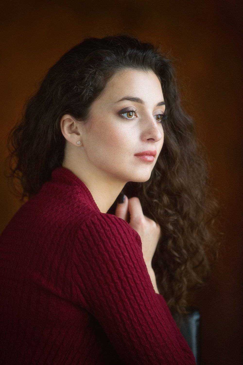 портрет, девушка, Алексей Назаров