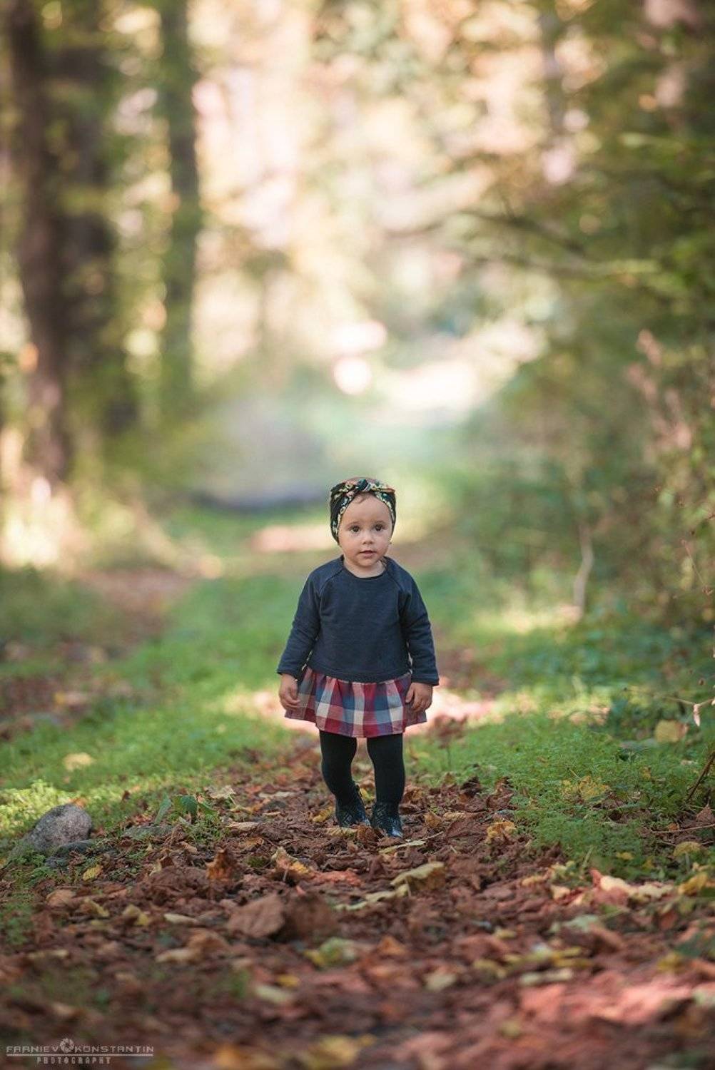 девочка, лес, природа, жанровый портрет, Северная Осетия, , Константин Фарниев