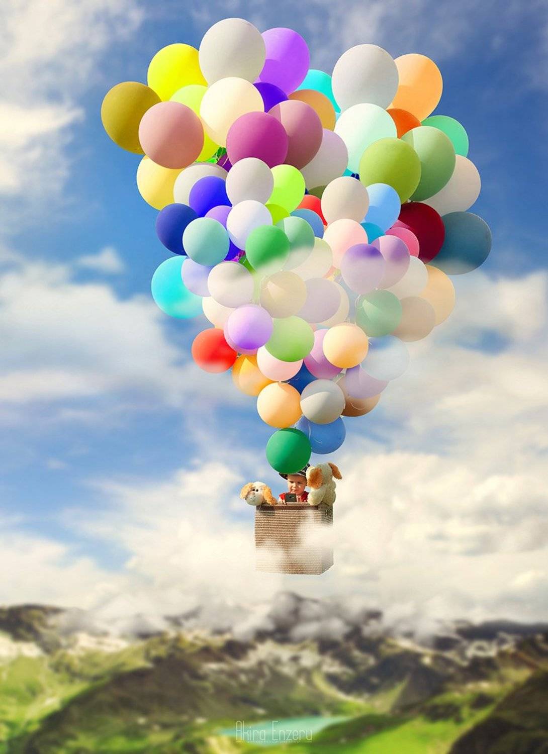 portrait, studio, collage, Enzeru Akira