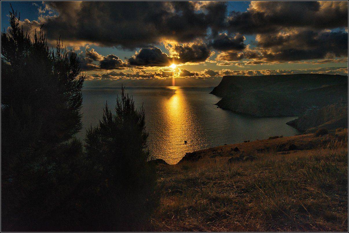 крым, осень, море, солнечная дорожка, АНАТОЛИЙ ДОВЫДЕНКО