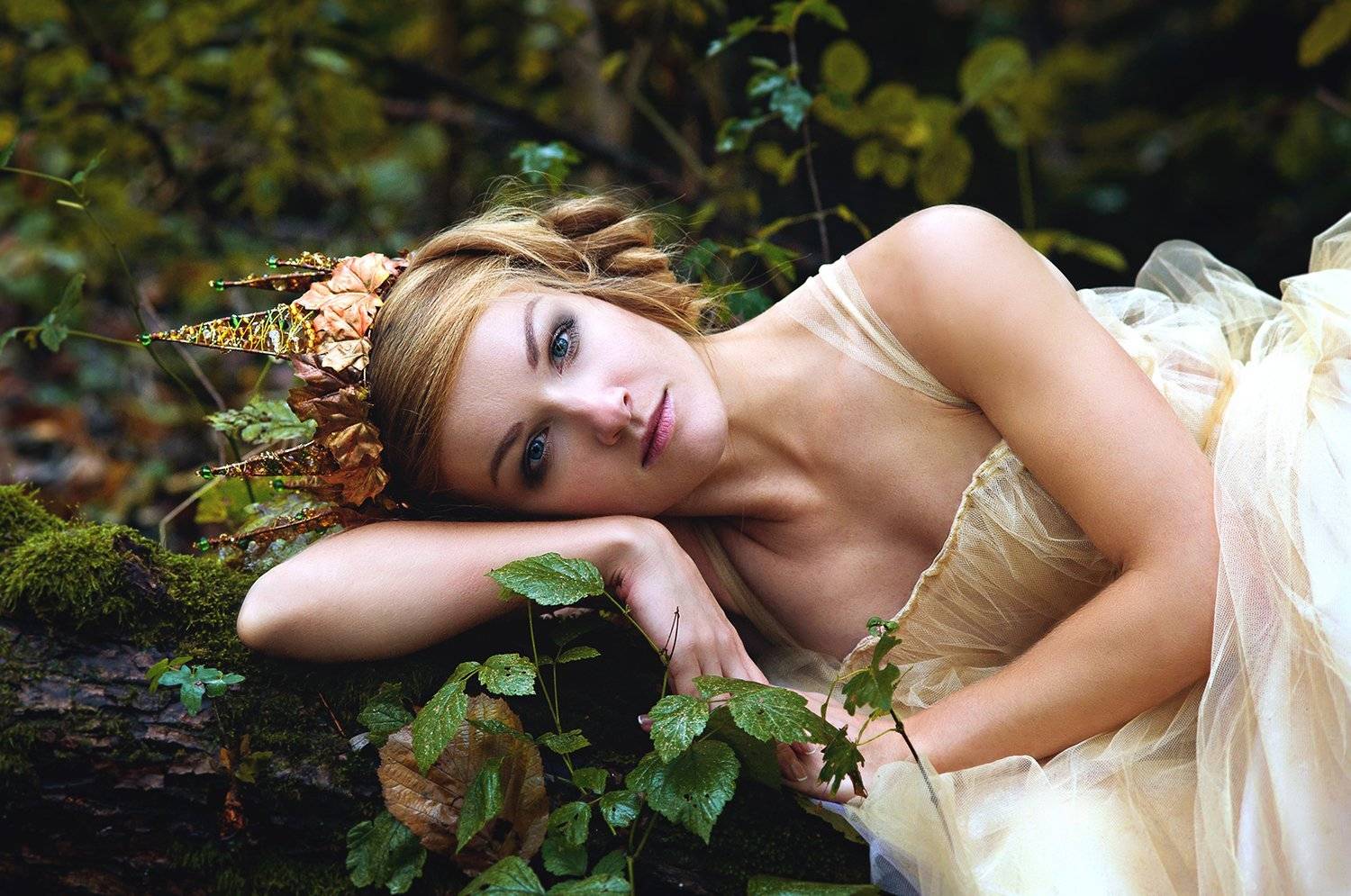 принцесса, сказка, лес, голубые глаза, Skazochnica Ann