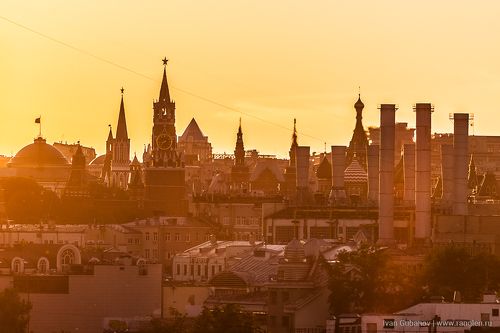 Закат в Москве