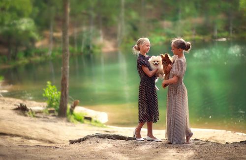 Истории из детства. Отдых на озере