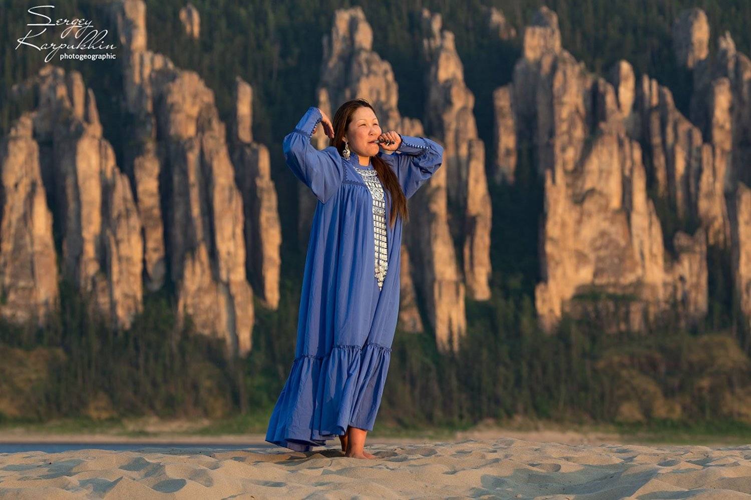 якутия, река лена, ленские столбы, хомус, Сергей Карпухин