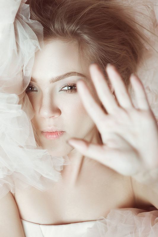 portrait, studio, girl, retouch *** фото превью