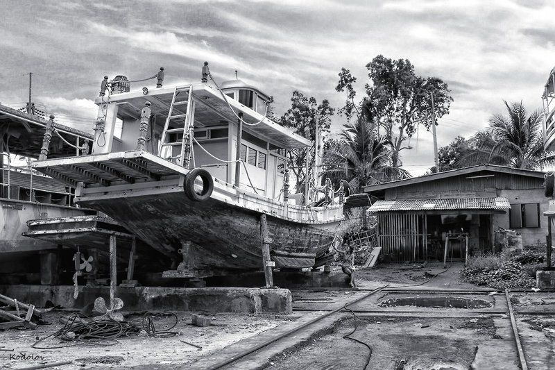 лодка, корабль, девушка, море Любимый рядом фото превью