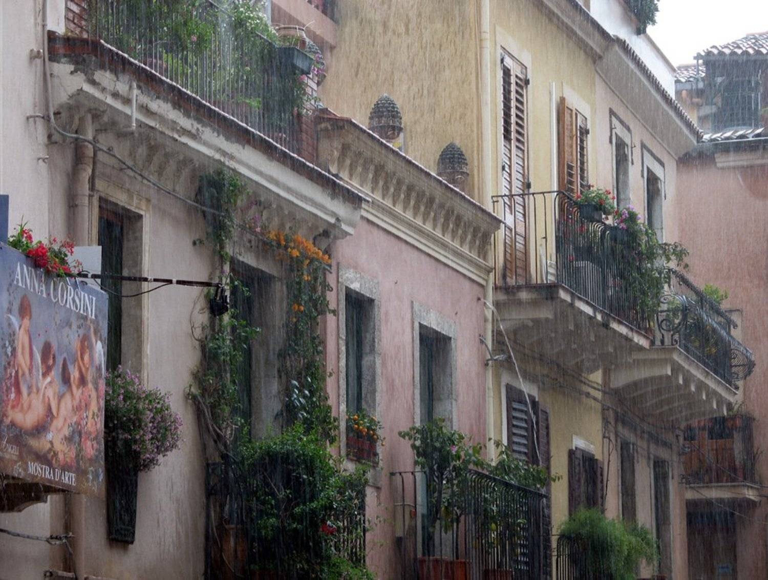 дождь, город, Воронцова Наталья