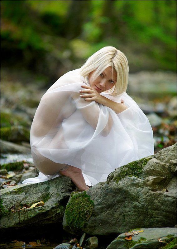 девушка, лес Наталья фото превью