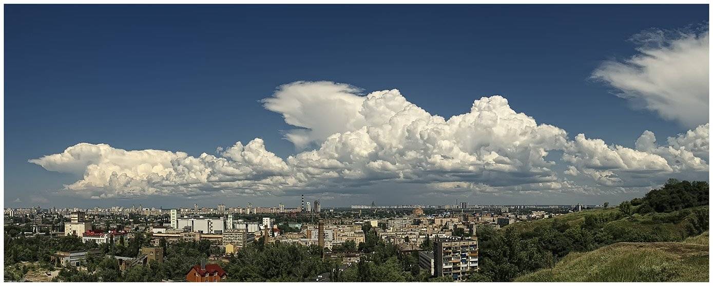 Киев, Панорама, Полдень, Украина, Jazz_Man